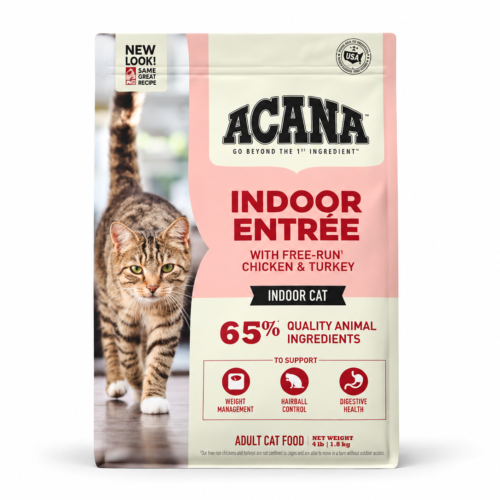 ACANA INDOOR ENTREÉ CAT 4LB (1.8KG) Y 10LB (4.5KG)