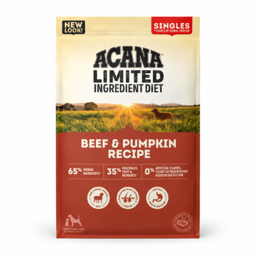 SINGLES CARNE DE RES & CALABAZA 22.5LB (10.2KG)