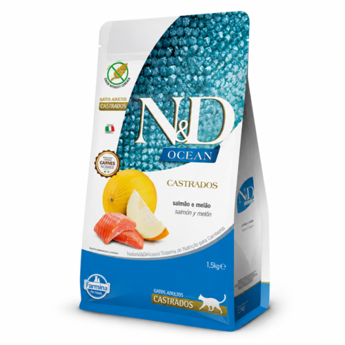 ND OCEAN GATO ADT CASTRAD SALMON 1.5KG Y 7.5KG